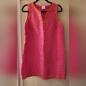 Sigrid Olsen Linen Shift Dress